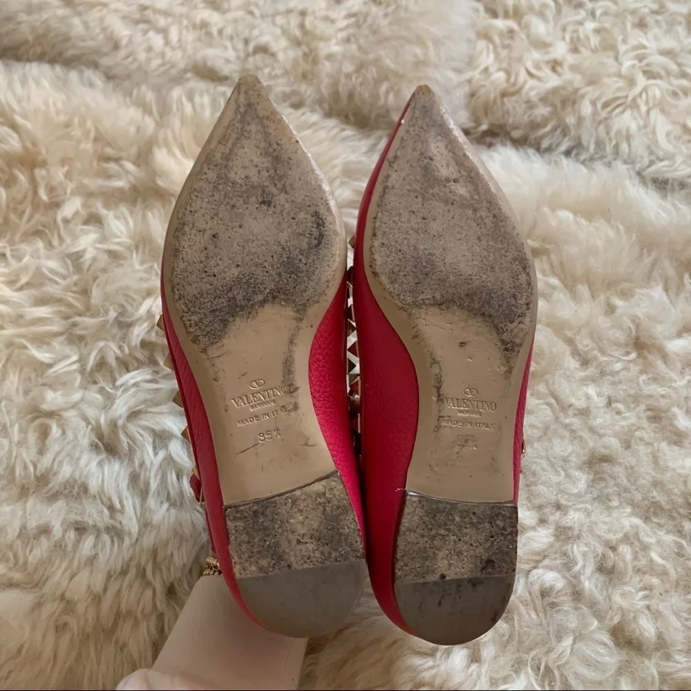 Valentino Rockstud Cage Flats